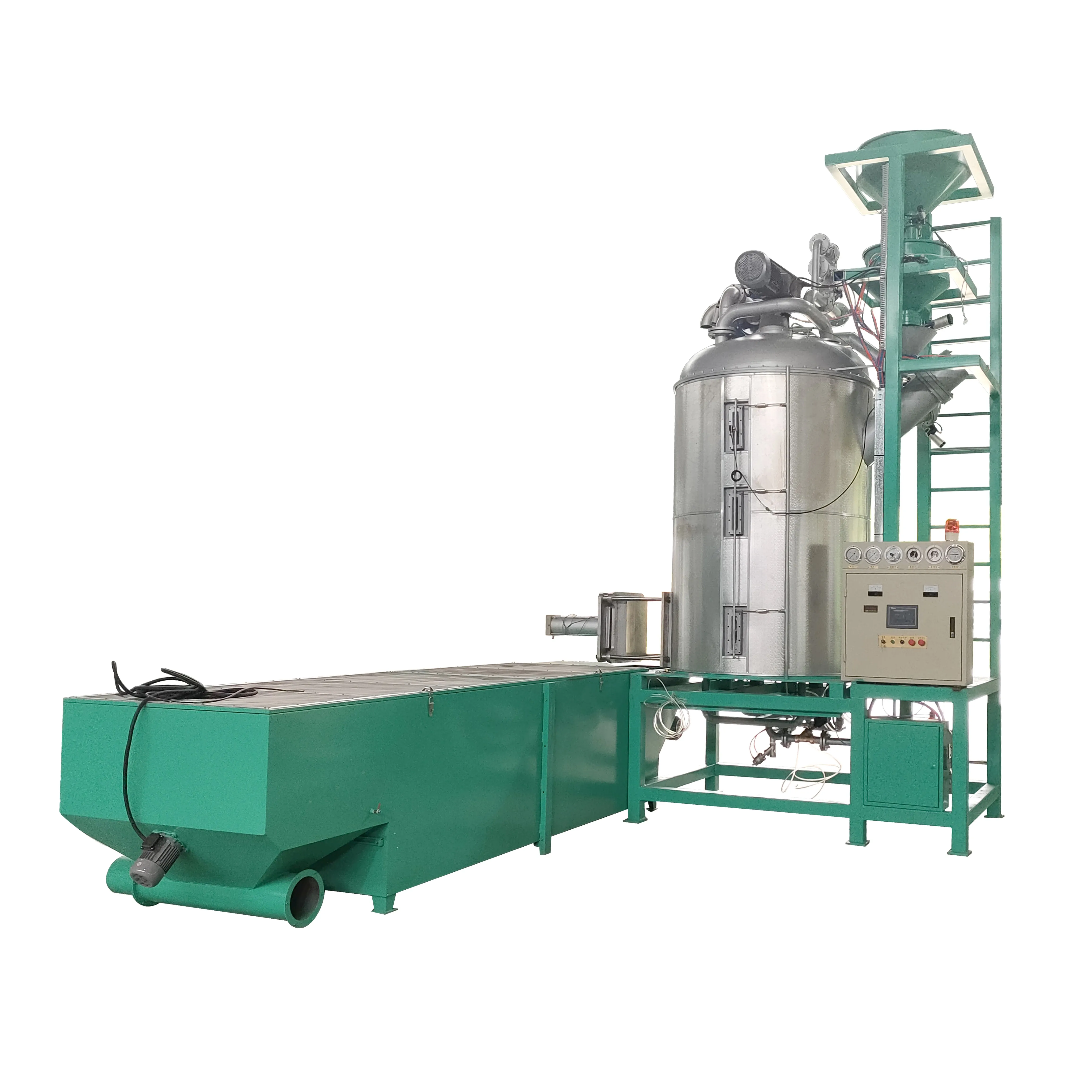 sutuan eps polystyrene foam material raw expandable polystyrene beads pre-expander production line making machine