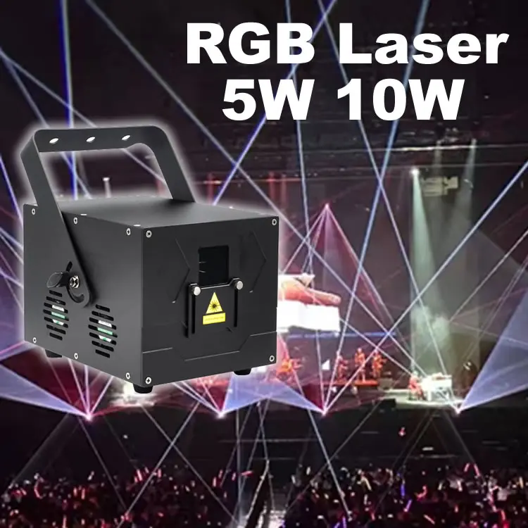 Professional 5W RGB Laser Light for DJ Disco Nightclubs Disco Stage Lights
