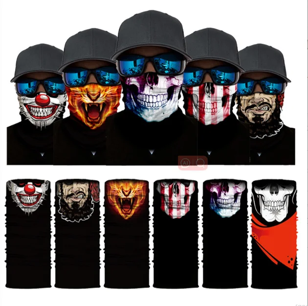 Cool Neck Gaiter Mask for Men & Women - Full Face Covering Balaclava