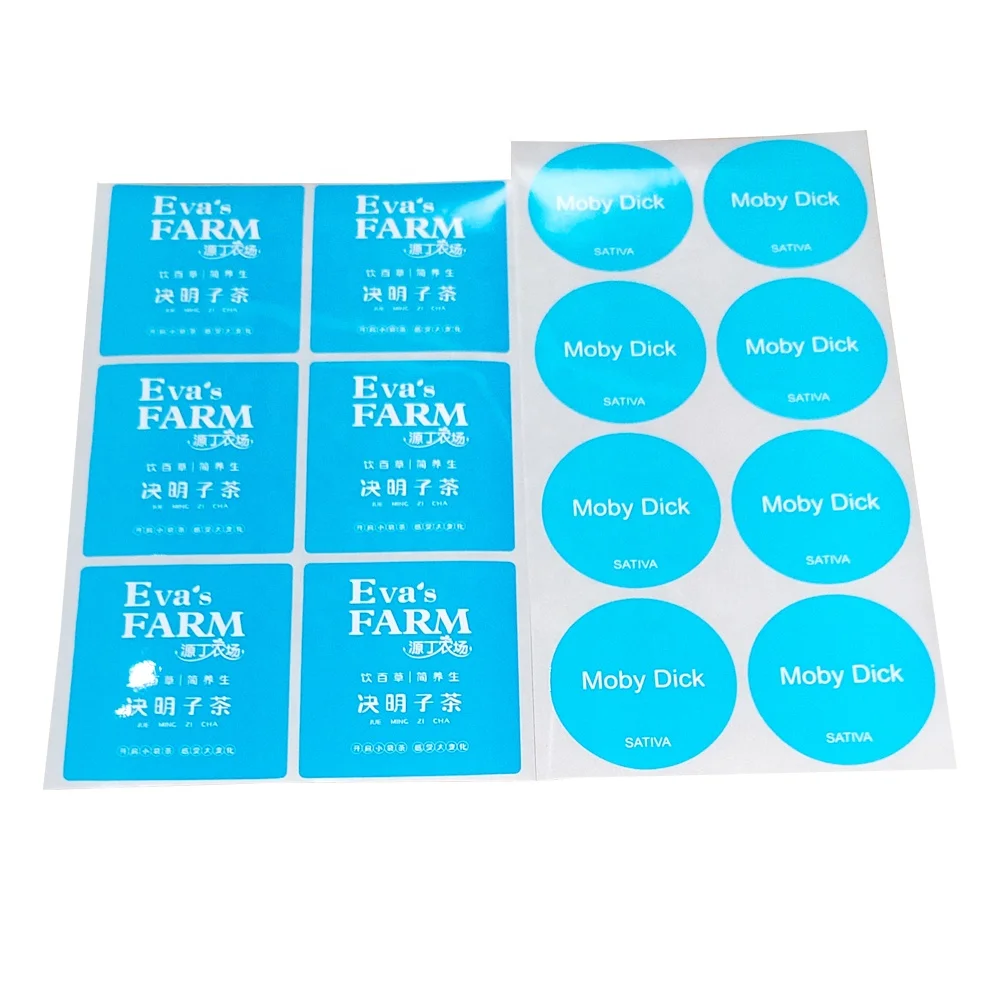 Custom Colored Private Paper Sticker Logo Round Seal Labels Stickers For Jar Bottle