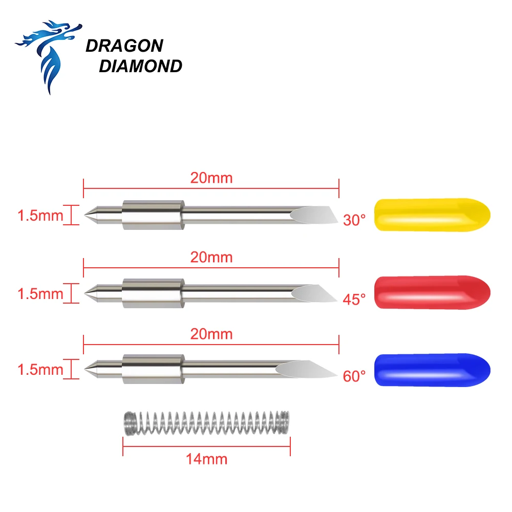 Sticker Vinyl cutter plotter Graphtec vinyl cutter machine CB15 Blade and holder 60 degree for vinyl sticker cutting machine