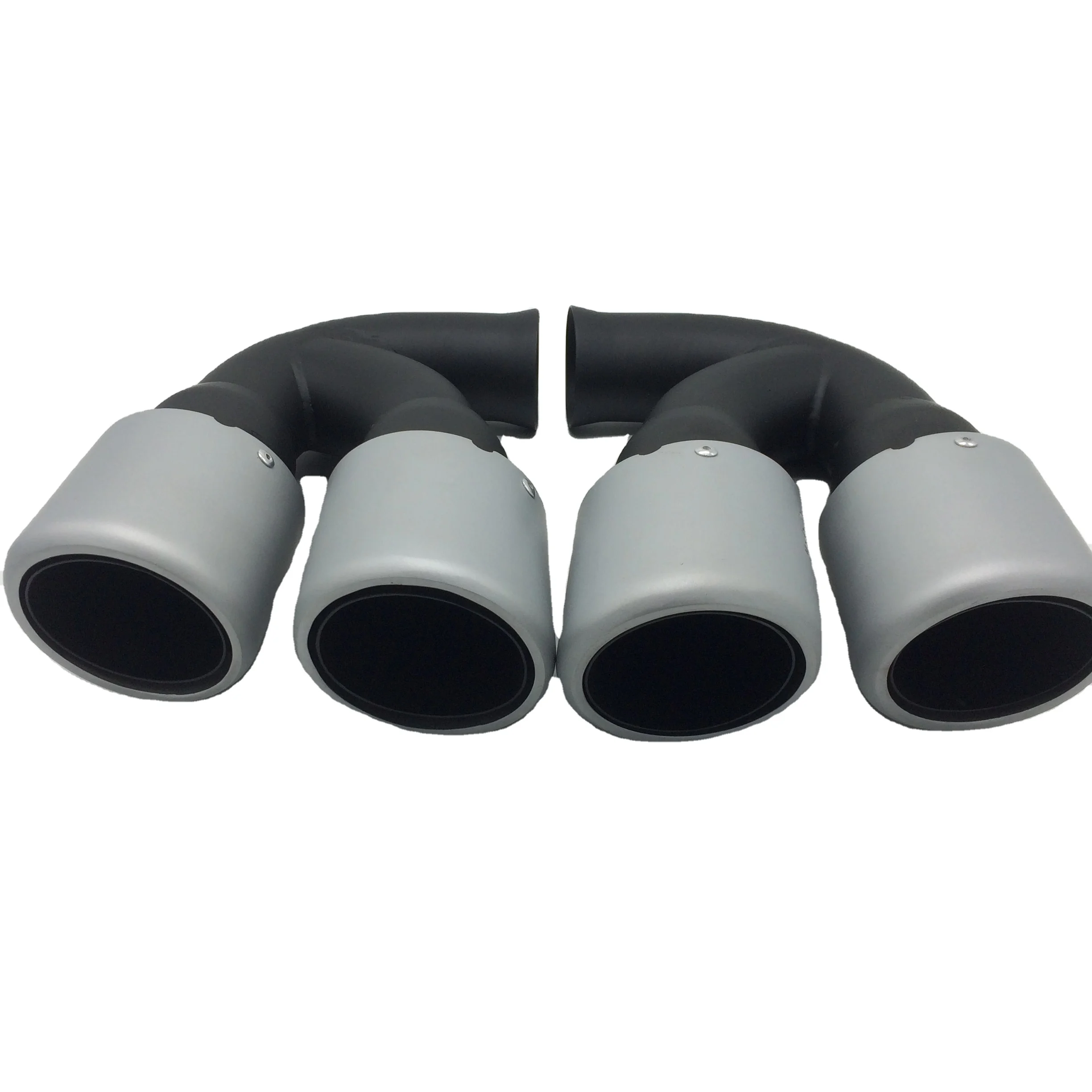 Factory Outle Muffler Polished Stainless Steel Dedicated Exhaust Tip with 67mm Inlet for Cayenne V8