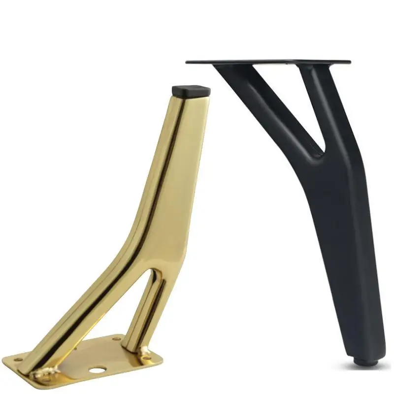 Metal Sofa Legs Tv Cabinet Support Foot Bathroom Cabinet Feet Coffee Table Legs Gold Bedside Table Furniture Legs Accessories