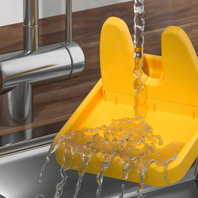 New Kitchen Cooking Plastic Utensil Spoon Rest Holder Foldable Knife Pot Lid Storage Rack