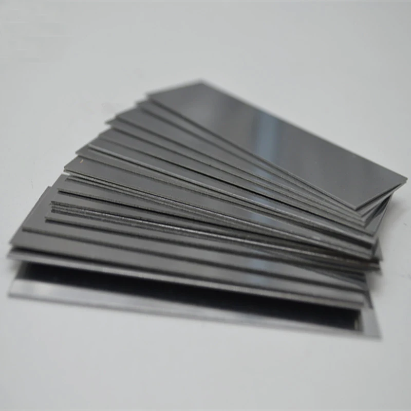  Zhongbo high speed cutting pure tungsten carbide square bar ultra thin flat for blade making