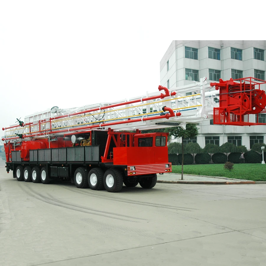 RG Petro Intelligentized automation smart  truck-mounted drilling rig and  Workover Rig XJ150