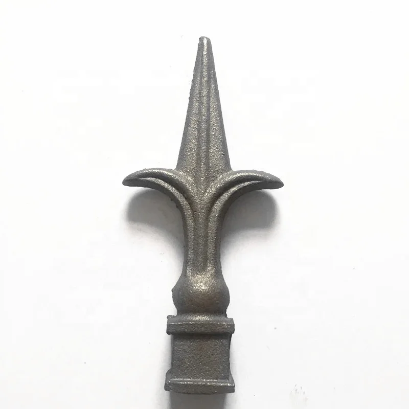 
Hot Sale Wrought Iron Fence Parts Forged Steel Element Cast Iron Fence Spears Designs for sale 