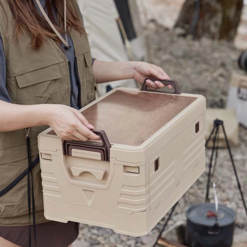 Foldable Container Boxes Camping Food Outdoor Luxury Plastic Storage Box Waterproof