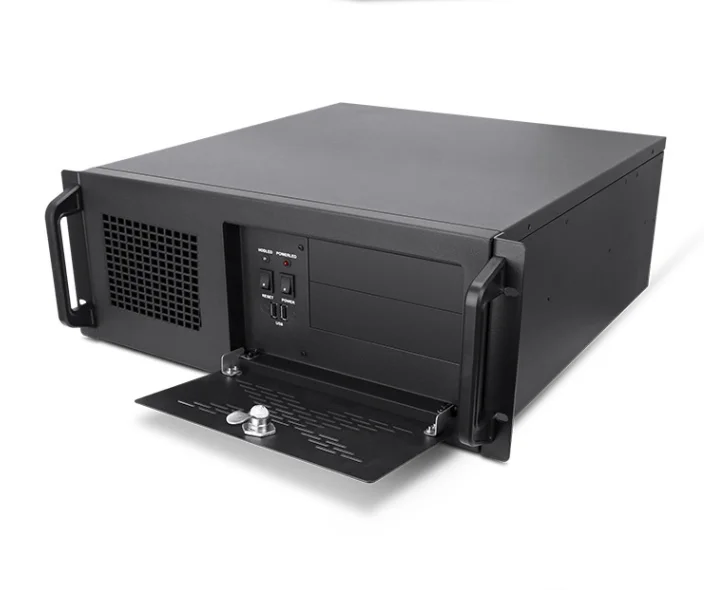 4U Vertical Rackmount Server Case IPC Industry Computer Case for Servers Easy to Install and Organize