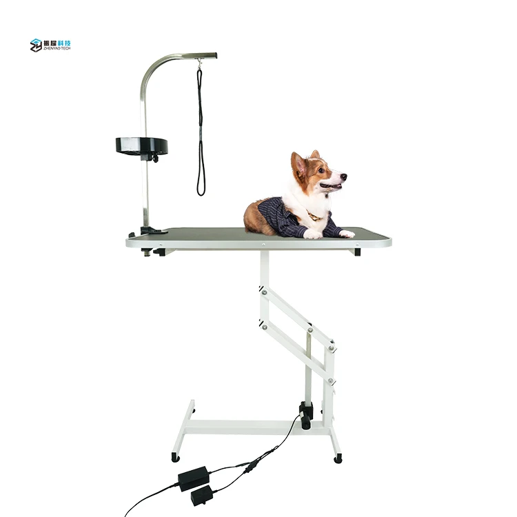 Pet Equipment Stainless Steel Powerful Adjustable Electric Remote Control Lifting Pet Grooming Table