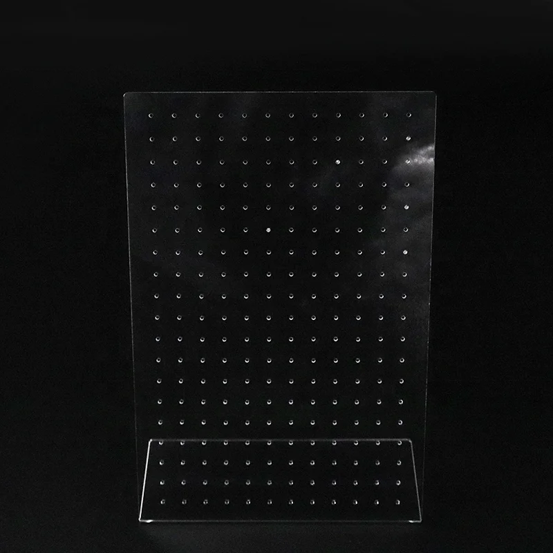 L Shape Clear Acrylic Hanging Earring Display Jewelry