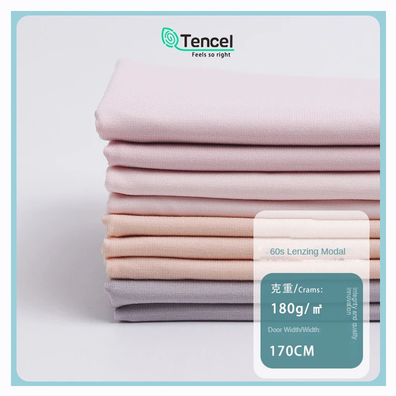 Eco-friendly 60s Lenzing Modal Fabric Underwear Homewear Knitted Modal Fabric