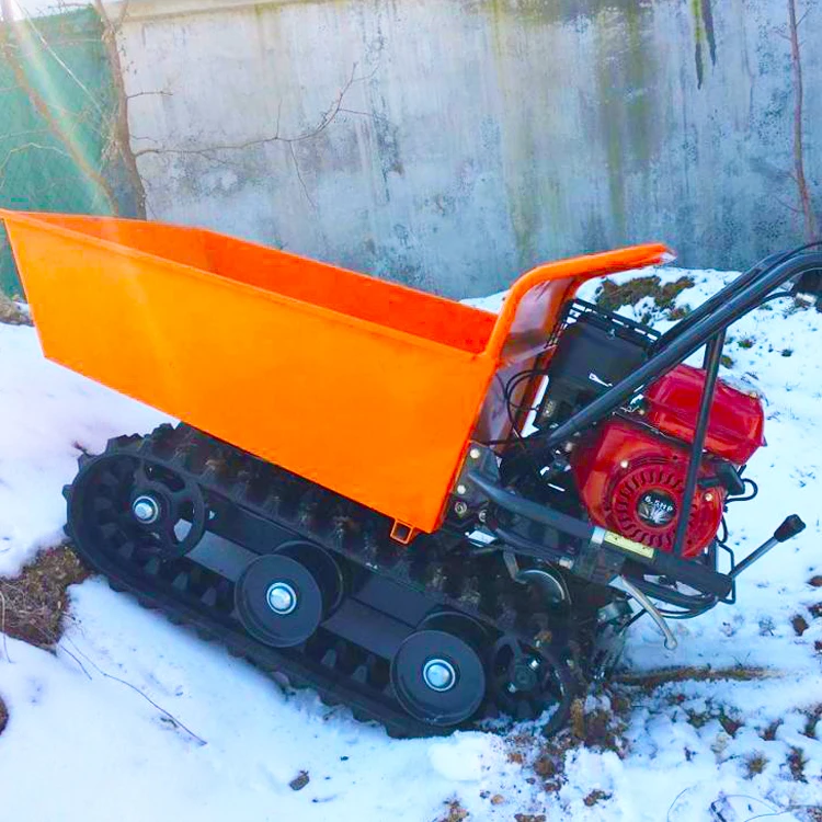 Garden Mini Dumper Truck Small Tipper Crawler Truck With Snow Shovel And Iron Wooden Fram Chinese Dumper Tipper Dump Truck