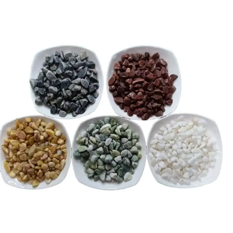 Natural-Colored Pebbles for Landscape Gravel & Crushed Stone for Garden Landscaping & Aquarium Decorations