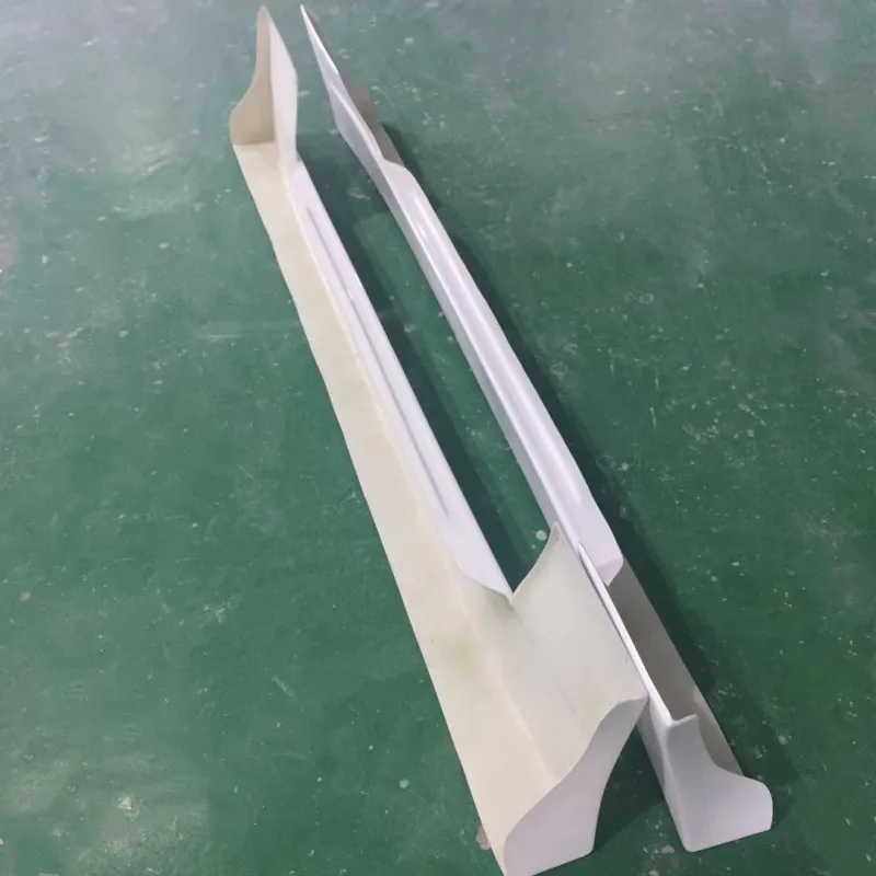 For Silvia S13 Rocket bunny style Fiber Glass side skirt