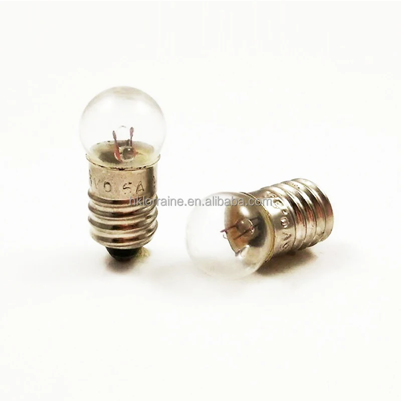 E10 Screw Mini Bulbs 1.5V 0.3A Warm White Bulb Light and E10 Mini Bulb Holder  1.5V / 0.3A 2.4V3.6V3.8V4V4.5V4.8V6V12V 0.2A0.3A