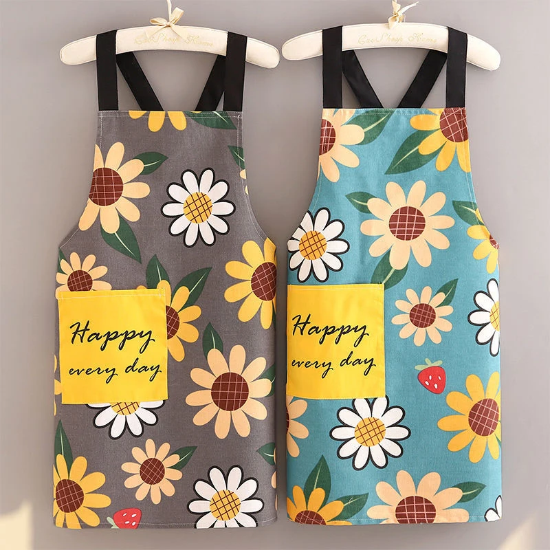Customize cotton canvas fabric apron dirt-proof canvas workwear apron eco-friendly outdoor canvas apron