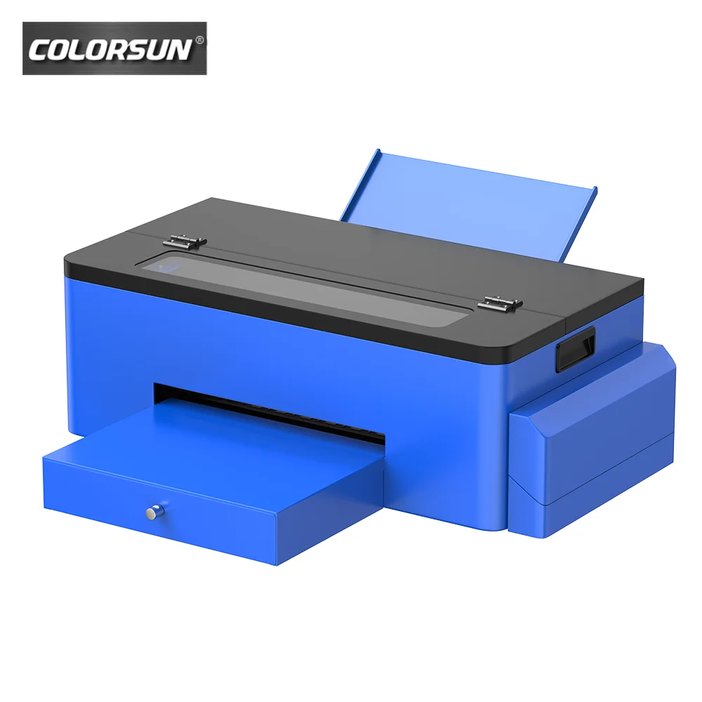 New Digital A3 L1800 White Toner Roll Transfer Film Cloth Fabric DTF Printer T-Shirts Printing Machine 13inch