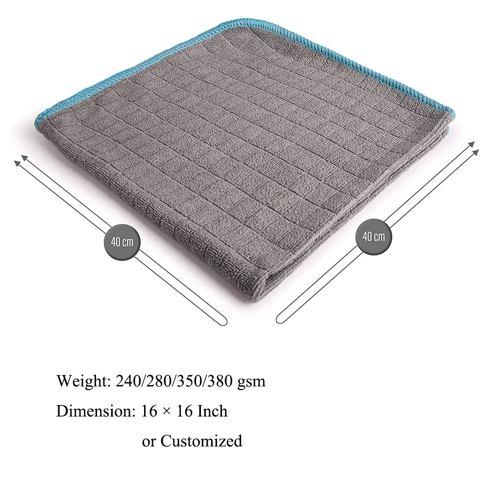 Towel Cleaning Kitchen Dish Towel Sponge Pad Diamond Sponge Polishing Cleaning Cloth Microfiber
