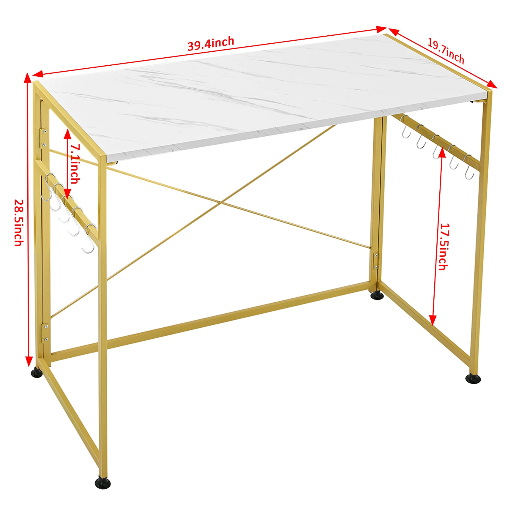
Mr Ironstone Folding Standing Desk Drafting Table Computer Stand Desk 