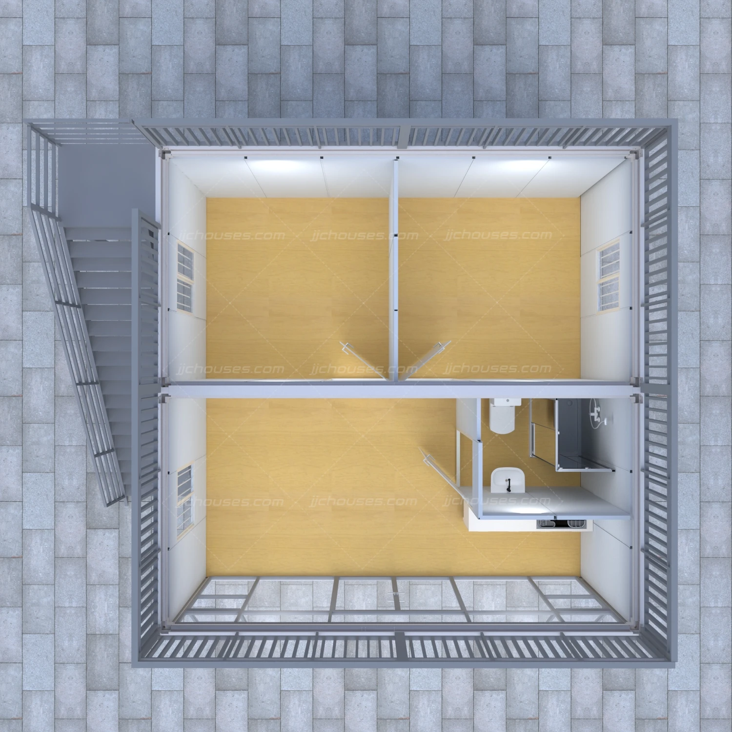 Wood modular home bungalow container, high quality prefab home container, low cost prefab water bungalow