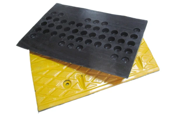 Diamond-Shaped School District Road Deceleration Zone rubber traffic Industrial speed bump