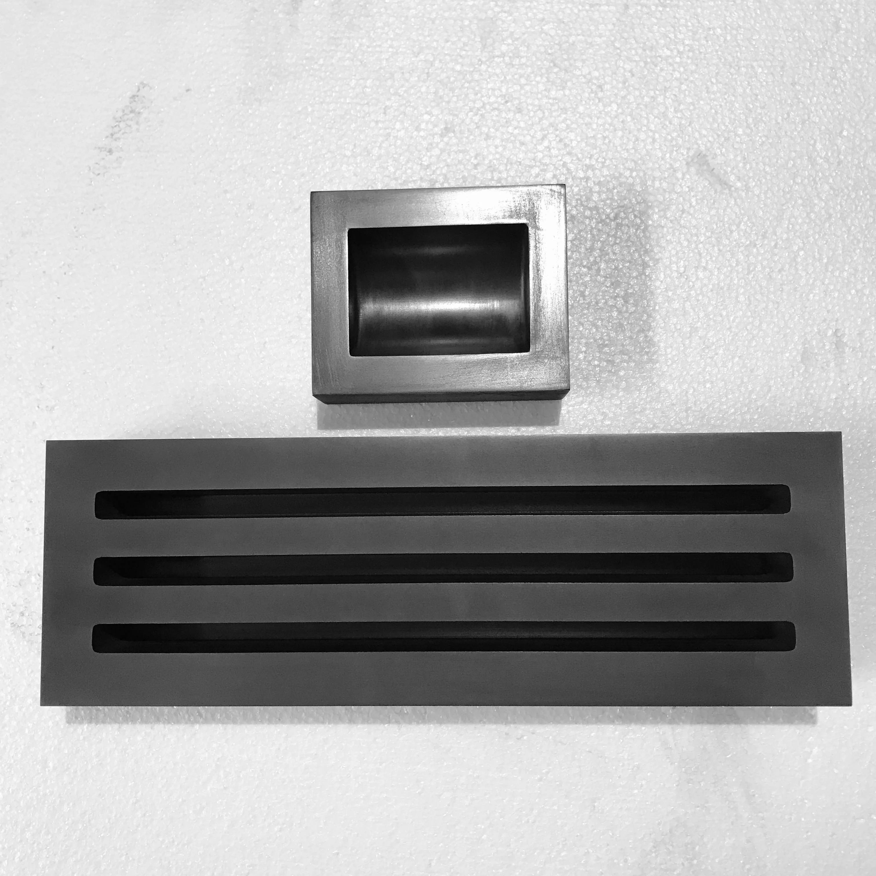 Различные графитовые формы для золотых слиток, макс. индивидуальная сетка, метод литья под давлением, нормальная первоначальная форма, сопротивление увеличению размера