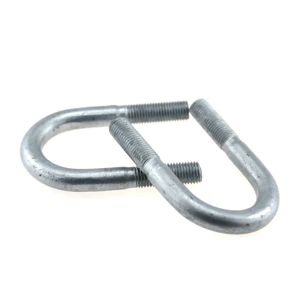 Exhaust u bolts pipe clamp in saudi Arabia All Kinds of Standard Size U-Bolt for Trailer Suspension parts