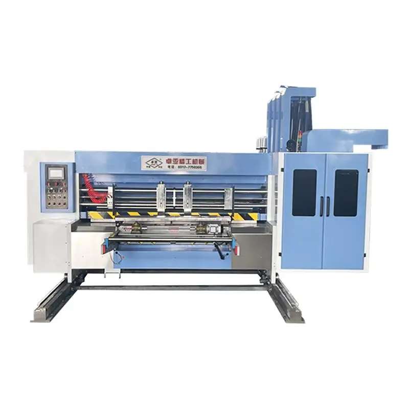 Full Automatic Carton Cardboard Printer High Speed Slotter Die Cutter Machines