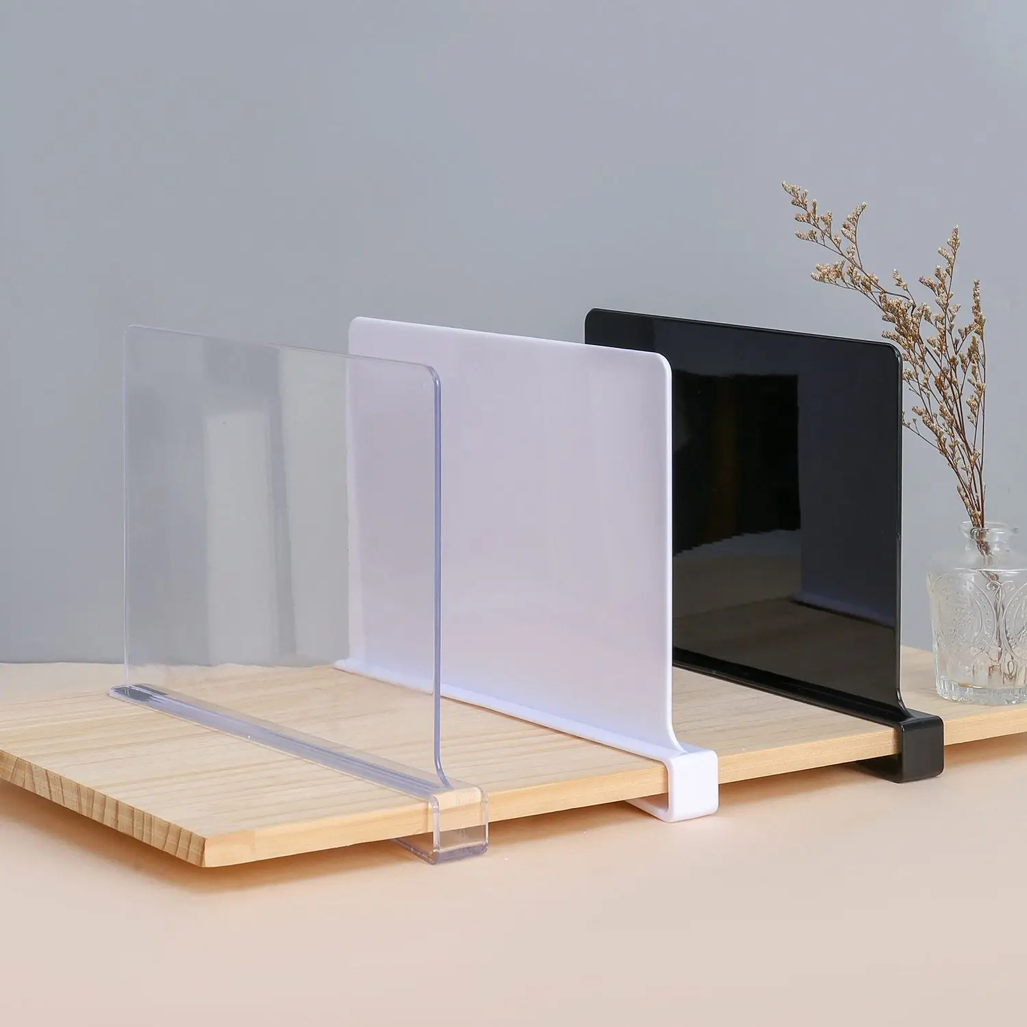 wholesale Customization plastic supermarket Grocery store Chain adjustable spring shelf pusher system for bottle drink