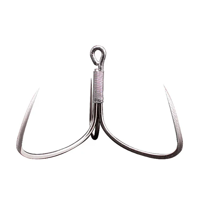 Rikimaru Large Anchor Fish Hooks 3 Blade Carbon Steel Claw Huge  Fishing Hook Bigger