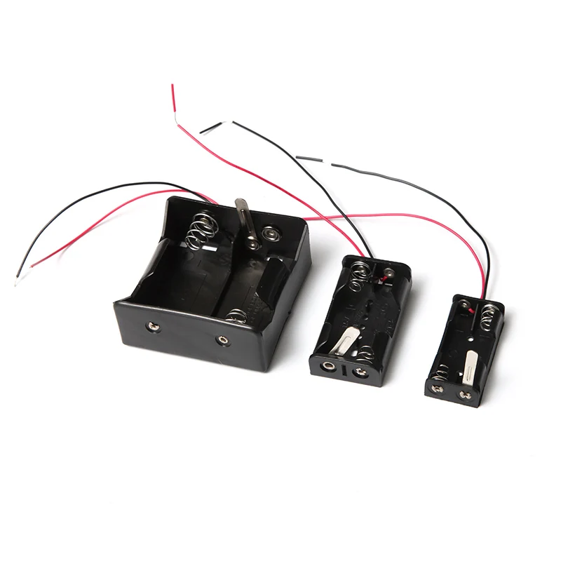 6v 3 volt waterproof plastic 9 cell single 2 4 6 10 aa battery holder with connector