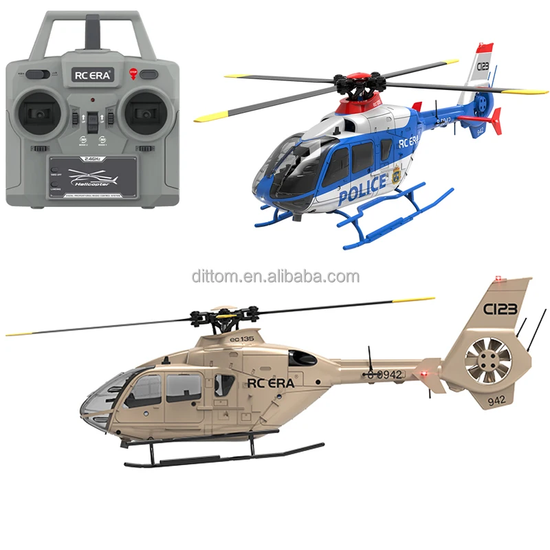 Alloy Brushless 3D 6CH Sngle-rotor RC Fight Helicopter 2.4G Altitude Hold Optical Fow Lcalization Helicopter with 6-Axis Gyro
