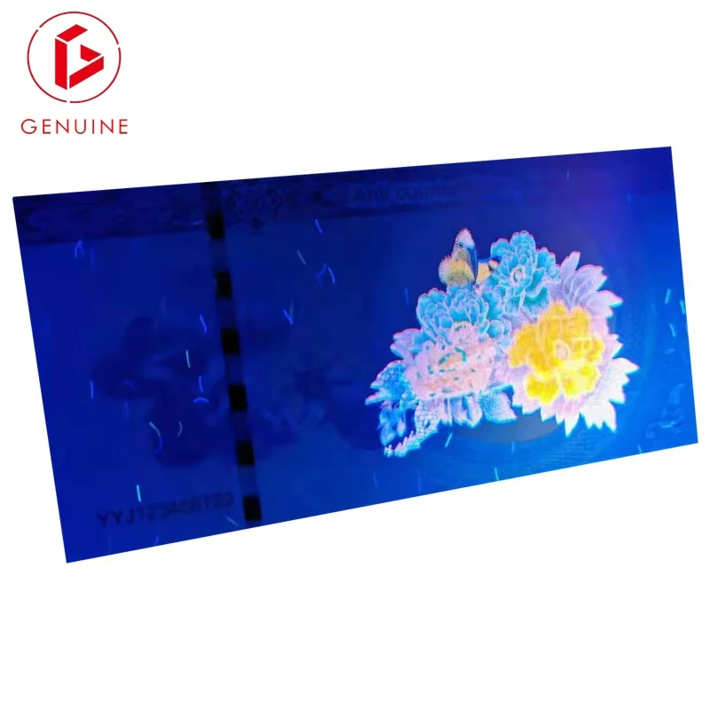 Custom wholesale Genuine a4 cotton paper specialty currency paper