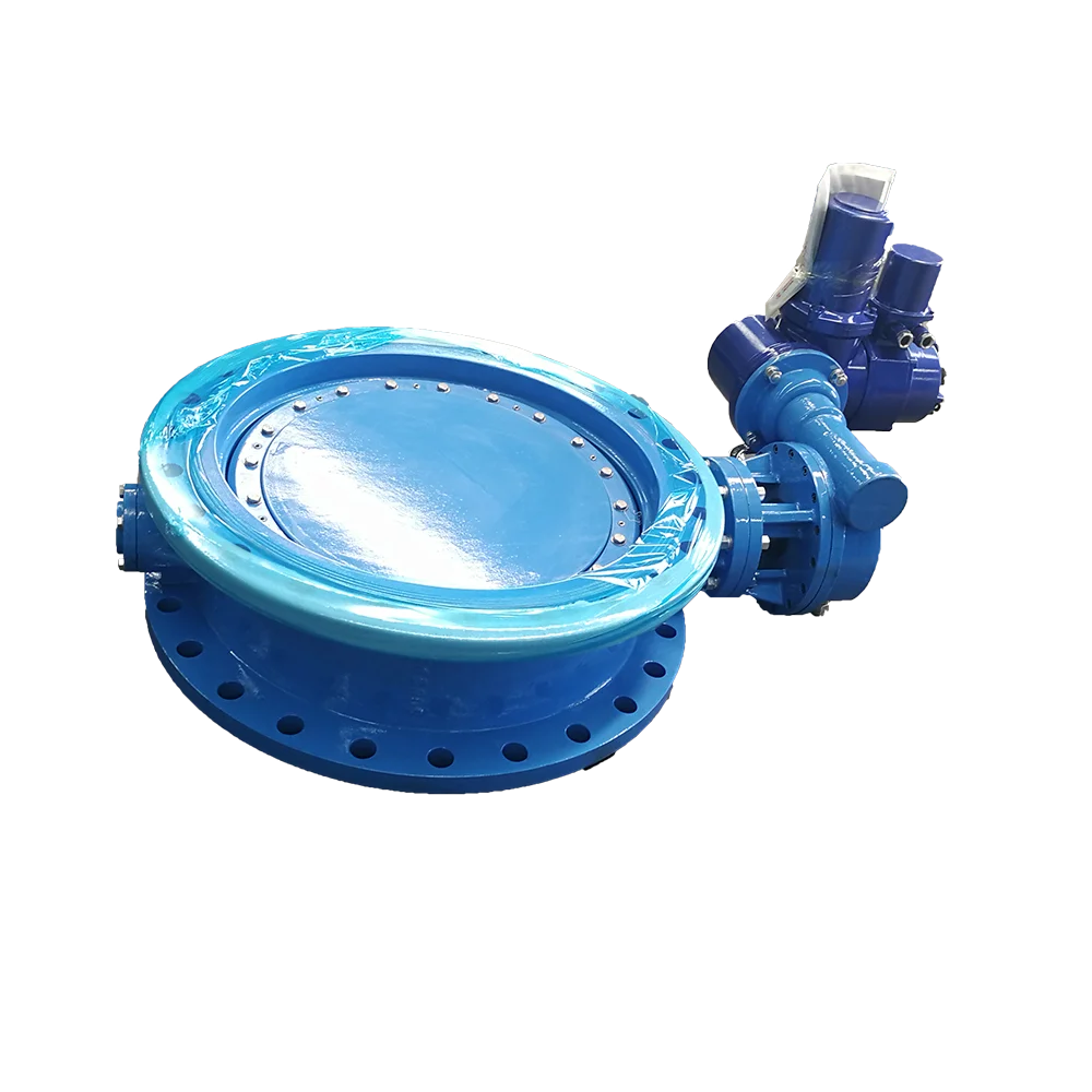 Double eccentric soft sealing flange butterfly valve hydraulic engineering butterfly valve China valve