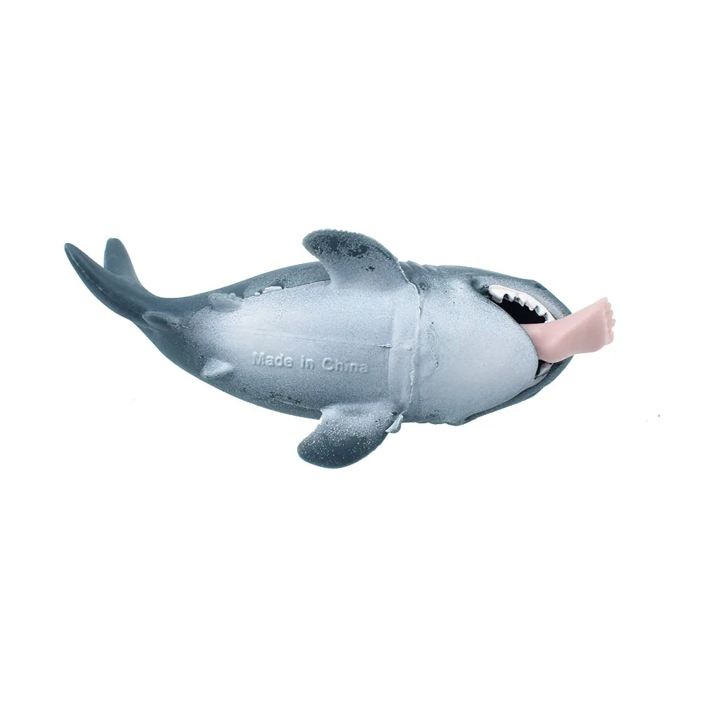 New Arrival Halloween Party Toy Animal Squeeze Shark Swallowed Foot Squeeze Shark Unzip Toys
