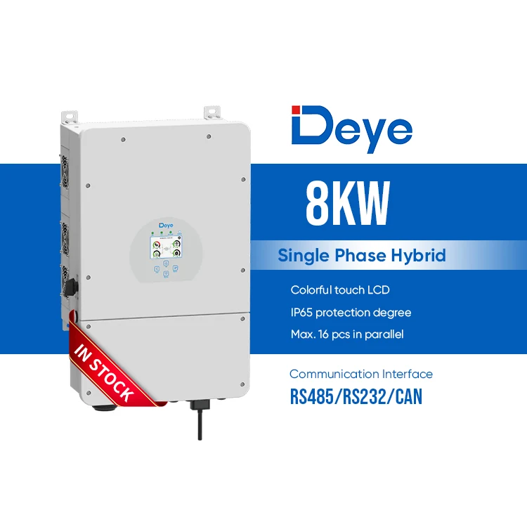 Гибридный инвертор DEYE 8kw однофазный низковольтный deye 8 кВт 1-фазный