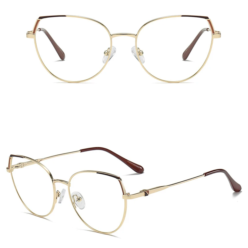 durable anti blue light spring hinge metal gold black circle irregular montures optiques en gros  spectacle frames for women