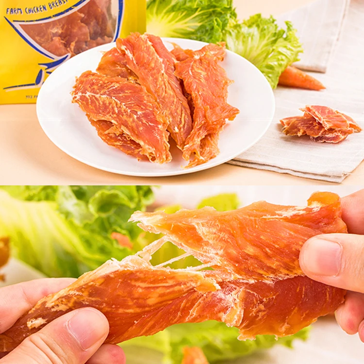  Good quality pet treats salmon jerky dog treat grain free