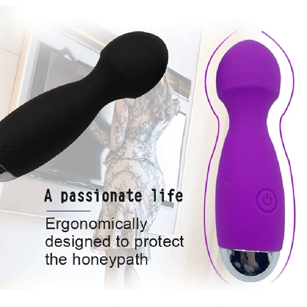 Couple Toys Hand-held Personal Rechargeable 10-speed Mini Av Wand USB Charging Vibrator Adult Products Massager for Women Adult