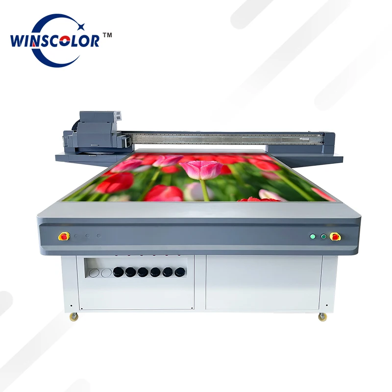 Metal Paper Wood Large Format Industrial Printer 3D UV Flatbed Printing Machine