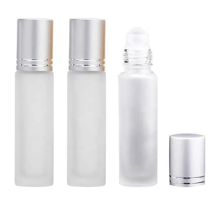 10ml Frosted Glass Perfume Roll On Bottles 10ml Essential Oil Roller Bottles