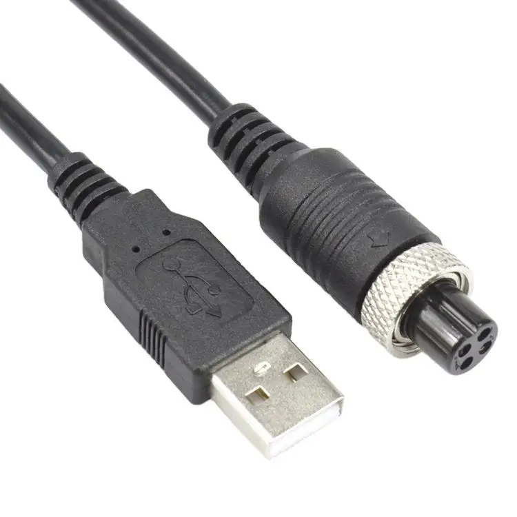 Ip67 Ip68 M12 A Coded 4 Pin 5 Pin Female To Usb A Male Connector Cable M12 To Usb Cable