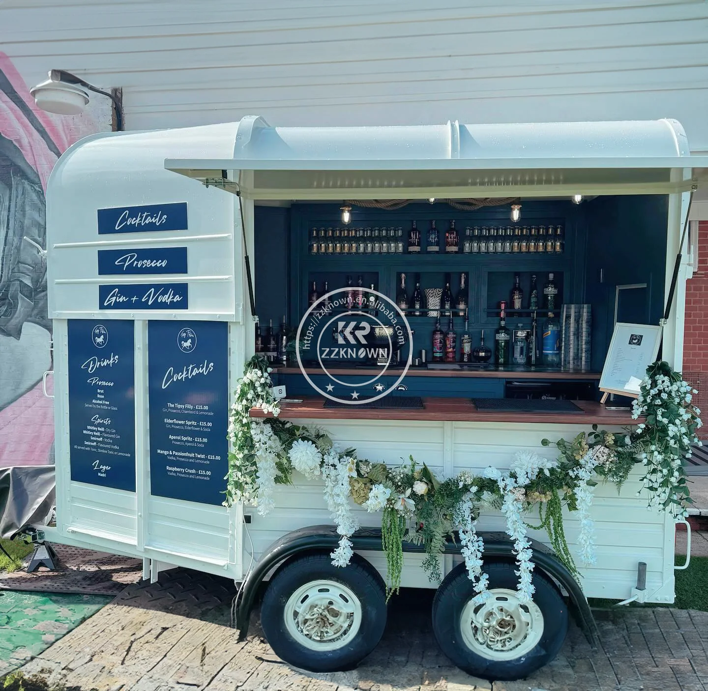 Высококачественный мобильный кухонный прицеп Hotdog Fast Food Truck оборудование для пиццы передвижная Коробка лошадей тележки еды