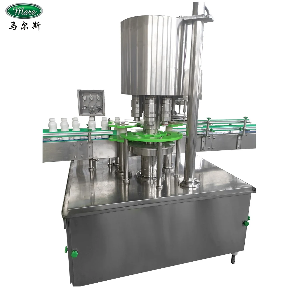 Automatic Electric Glass Bottle Honey 4 6 Station Spindle Pilfer Proof Screw Thread In-line Capping Machine