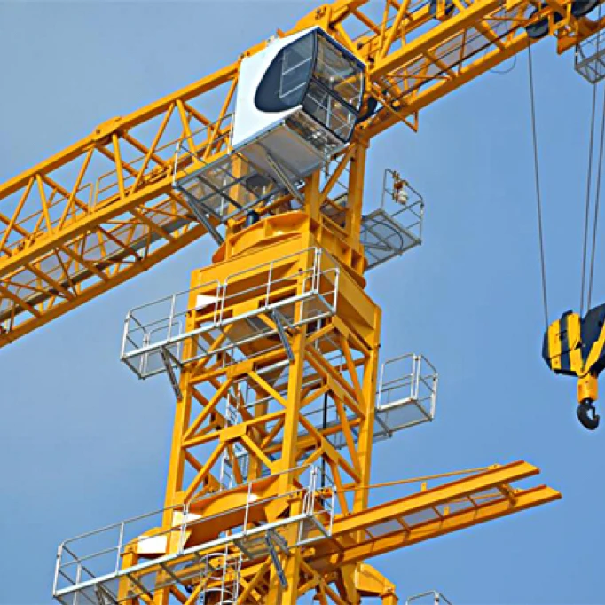 Quickly Installation Mini Construction Machine Topless Tower Crane With 55M height 5T Hammerhead Tower Crane Price