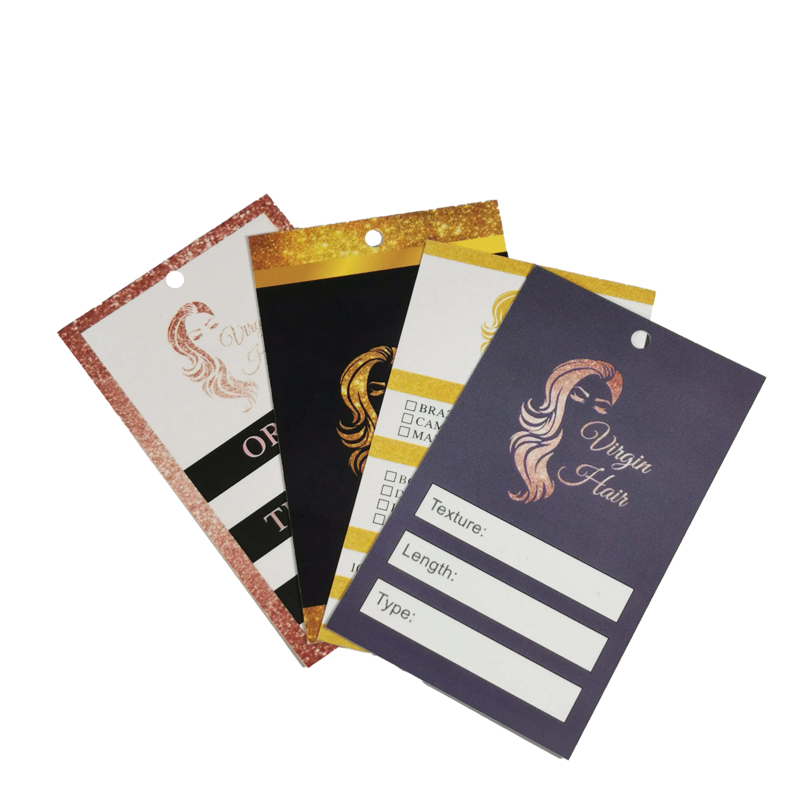 
Best Price Private Custom Bundle Wraps Hair Tags 