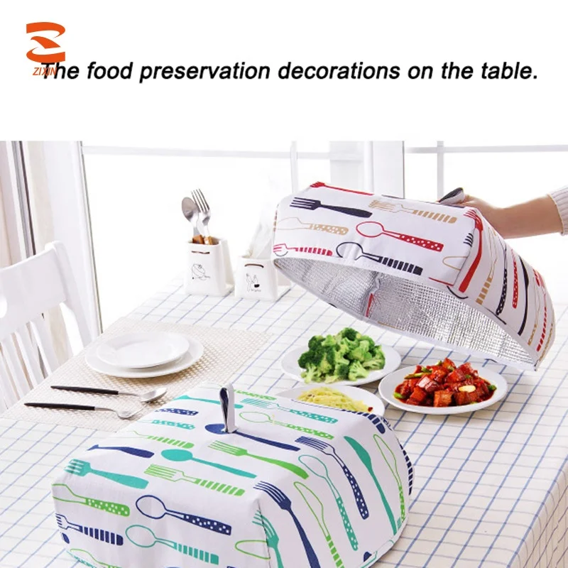 Hot Sale Supersize Design Practical Dust Control Food Cover Folding Kitchen Insulation Food Cover