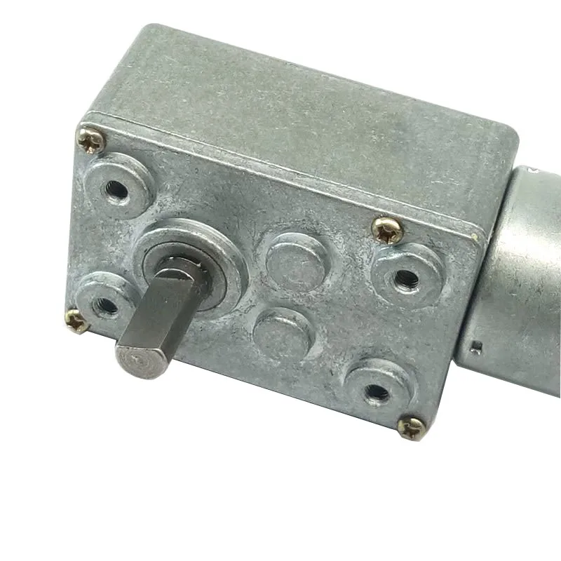 12V 24V High Torque 5Kgcm Dc Geared Motor 3V Mini Worm Gearbox Motor