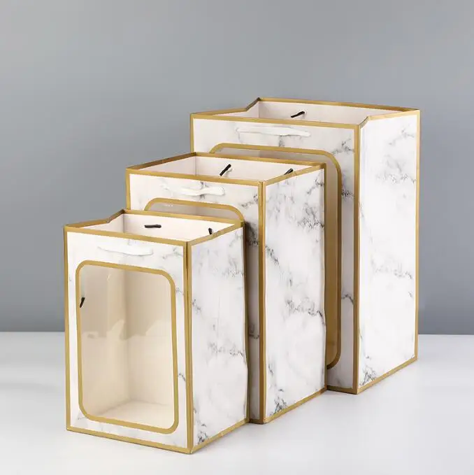 Gift Box Valentine Wind Window Flowers Bag Flowers Packing Rose Bag Wholesale